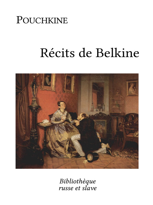Cover of Récits de Belkine